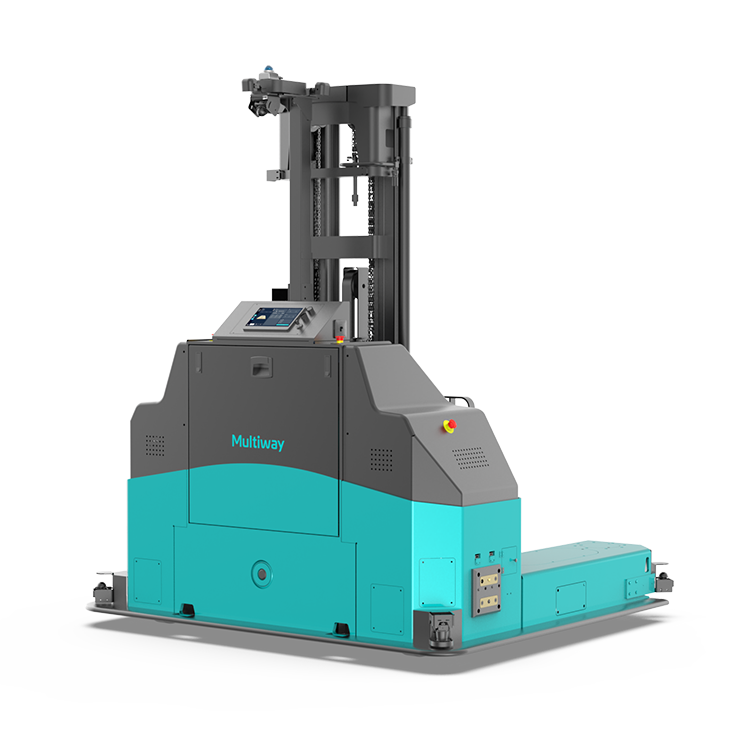 尊龙凯时机器人的全向侧叉式无人叉车MW-O20